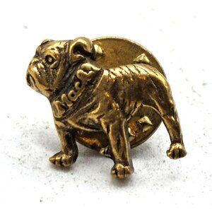 Vintage Mack Trucks Bulldog Lapel Pin Ballou Reg 5/8" Diameter Gold Tone